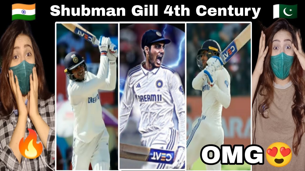 Pakistani Reaction on Shubman Gill 4th Test Century🔥😍 | India VS England | Shubman Gill Attitude