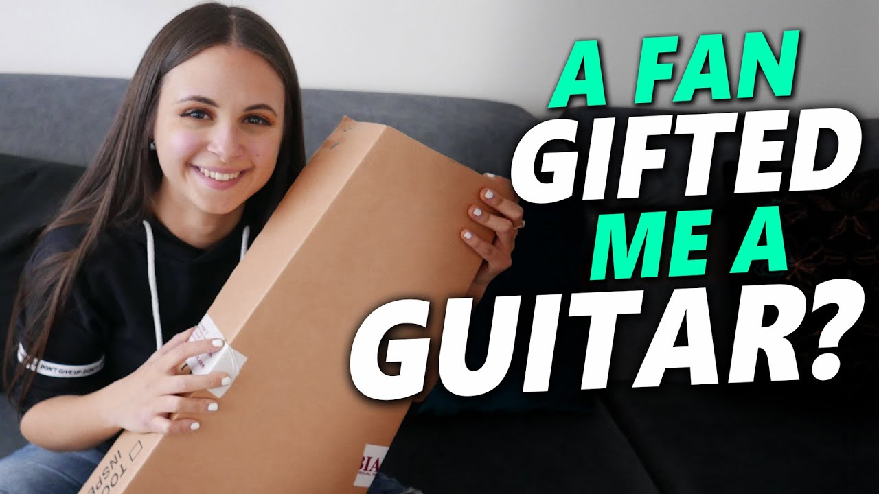 A fan gifted me a GUITAR??? Unboxing