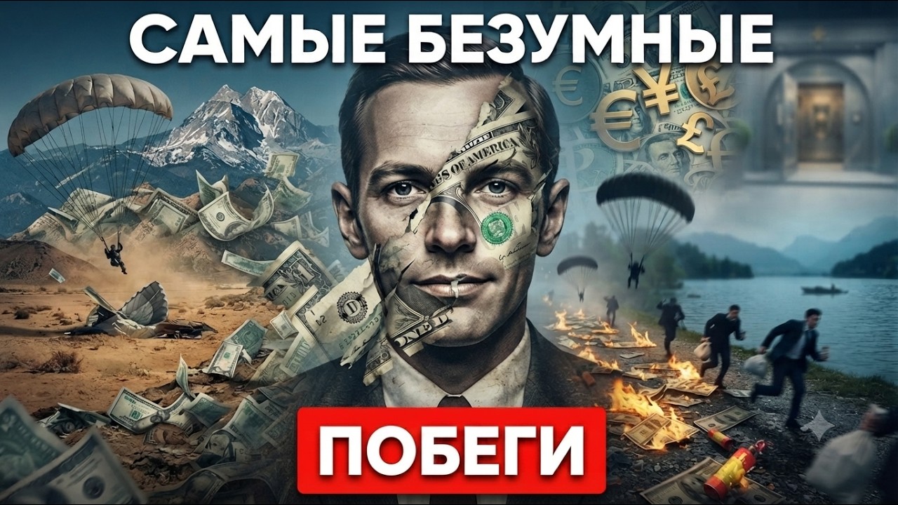 Самые безумные побеги с деньгами, которых так и не поймали