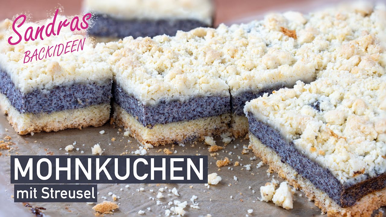 Saftiger Mohnkuchen mit knusprigen Streuseln: Schritt f&uuml;r Schritt zum Genuss