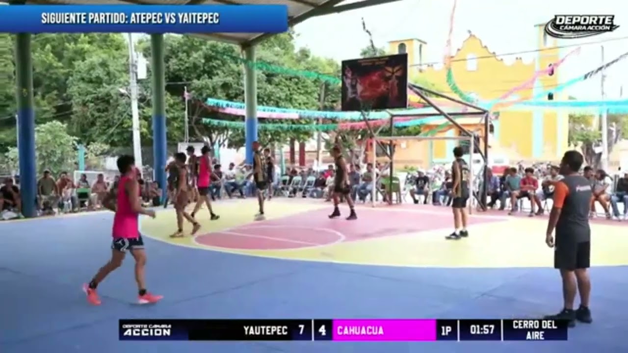 YAUTEPEC VS LOBOS CAHUACUA, EN EL TORNEO DE CERRO DEL AIRE NOPALA, OAXACA.