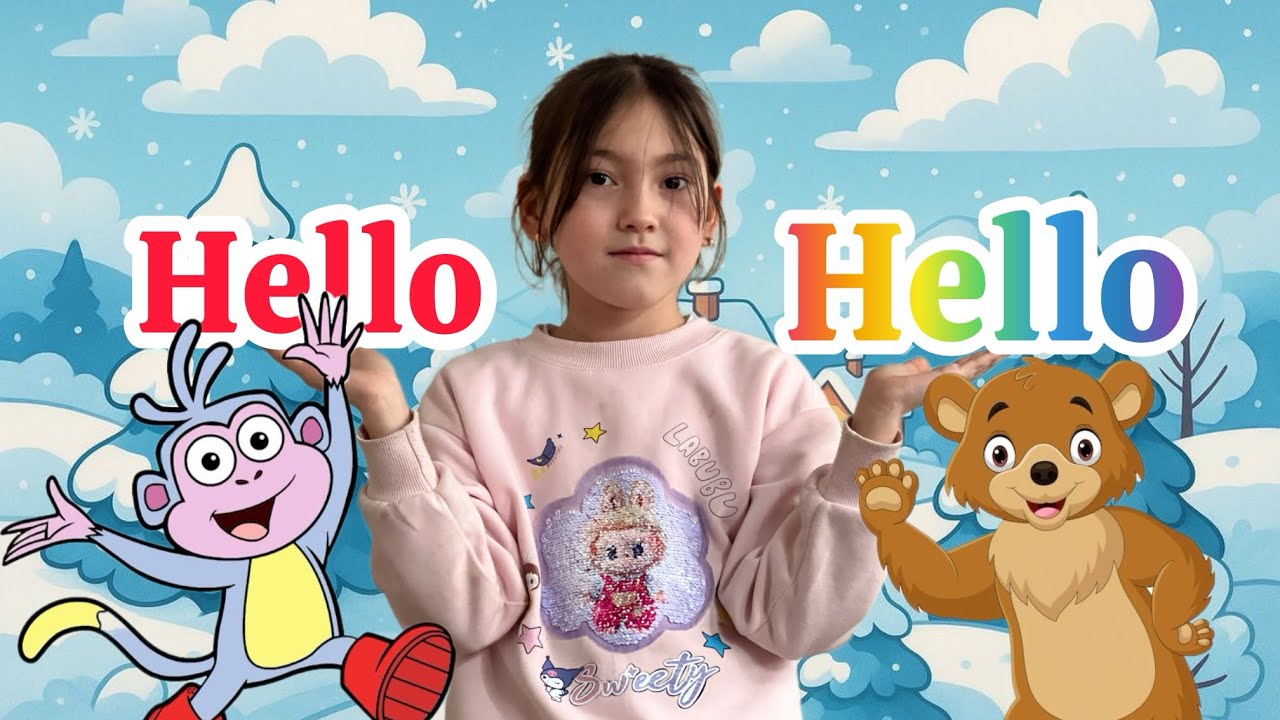 Hello Hello Song | Fun Greeting Song For Kids 👶 