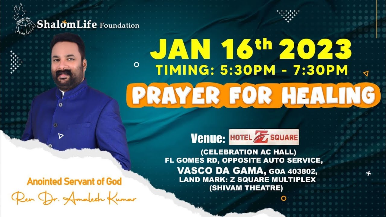16th Jan 2023 Vasco Prayer Service Goa India