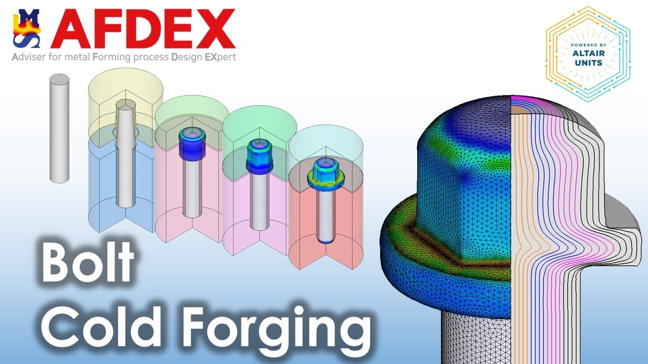 Bolt Forming Simulation - Forging Simulation Software | #AFDEX
