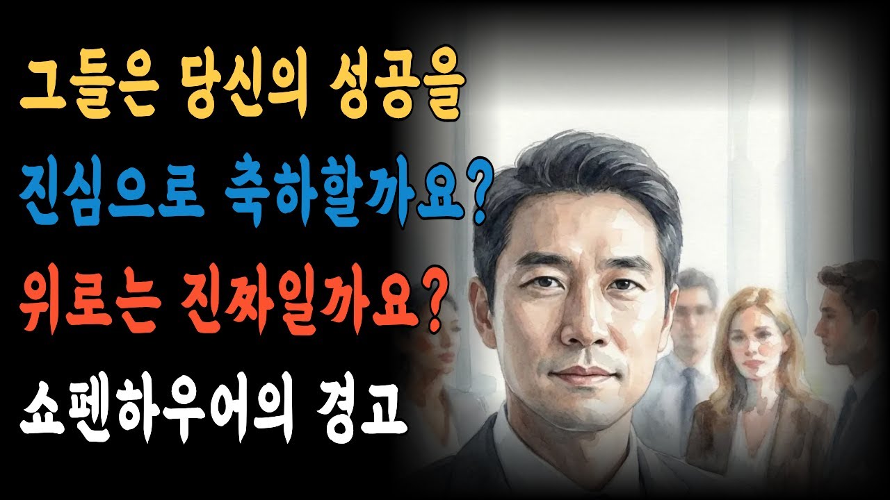 당신의 불행이 그들에게는 유일한 위로다 | 쇼펜하우어