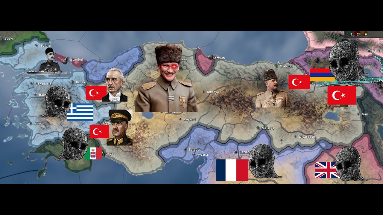 Kurtuluş Savaşı (Turkish War of Independence) Hoi4 Edit