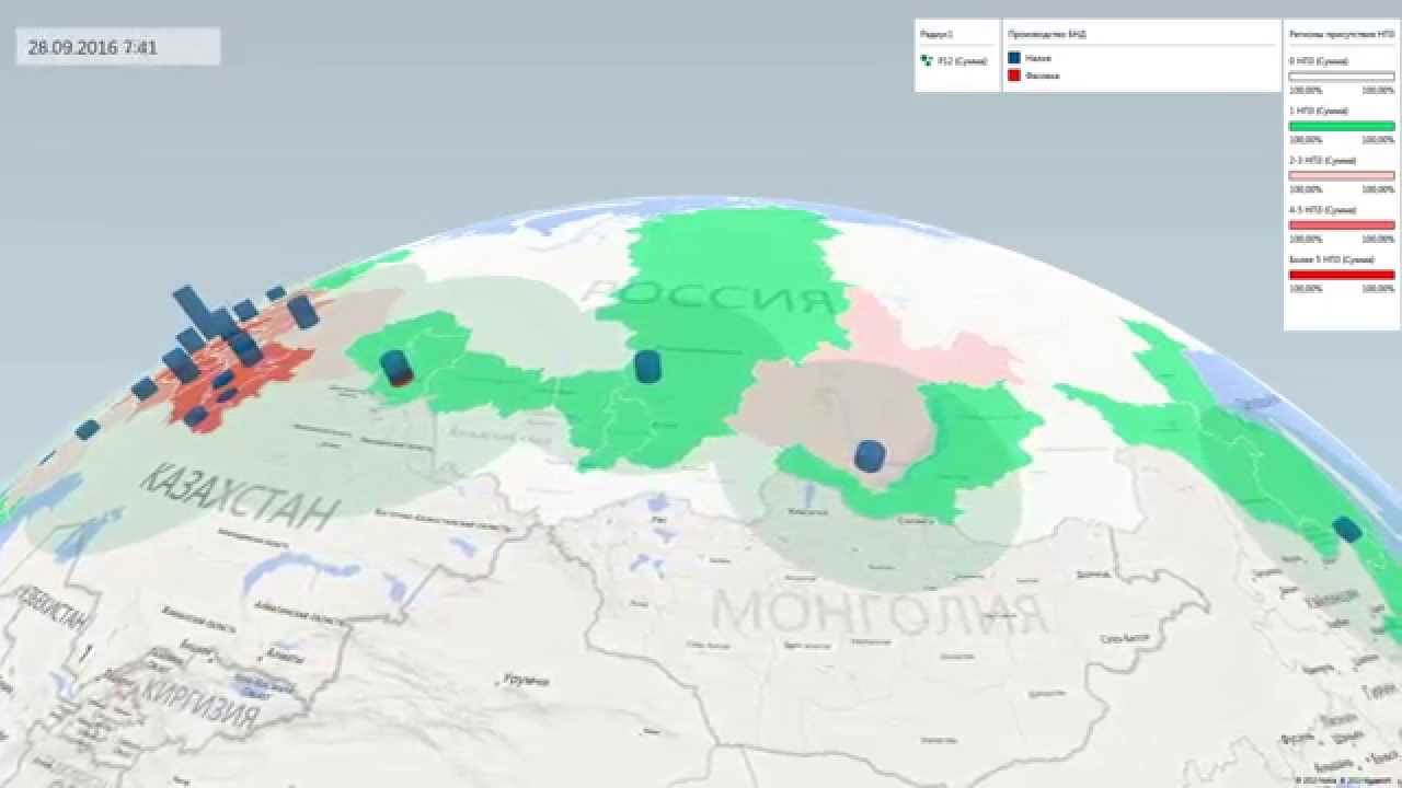 Power Map. Эксперименты с картой в Excel продолжаются.