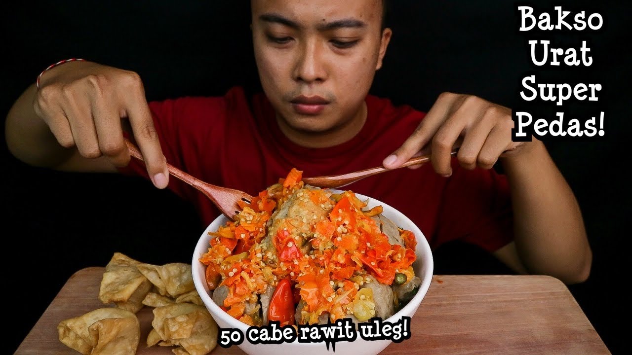 MAKAN BAKSO SUPER PEDAS | MUKBANG INDONESIA BAKSO !!