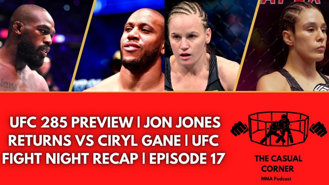 UFC 285 PREVIEW | JON JONES RETURNS VS CIRYL GANE | UFC FIGHT NIGHT RECAP | EPISODE 17