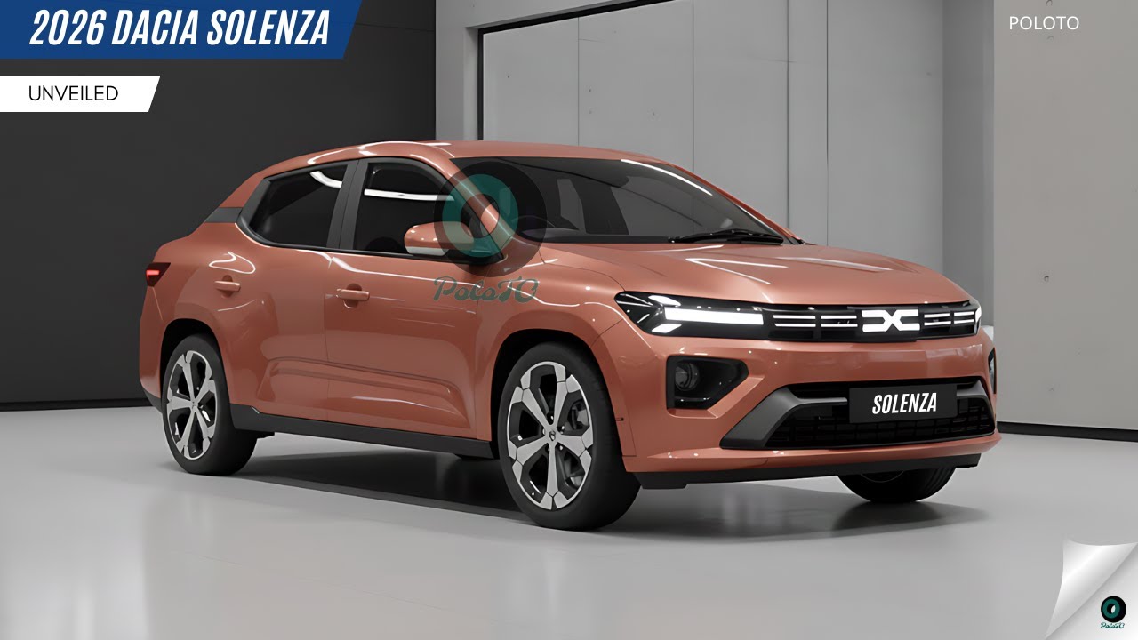 Zaprezentowano całą nową Dacię Solenza 2026 &ndash; nowoczesny budżetowy sedan z pogrubioną czcionką