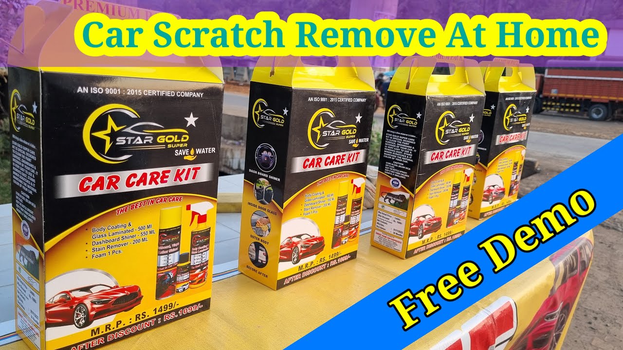Car Care Kit With Demo  Scratch Remove At Home