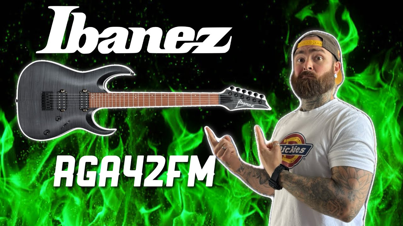 Checking out the Ibanez RGA42FM Guitar