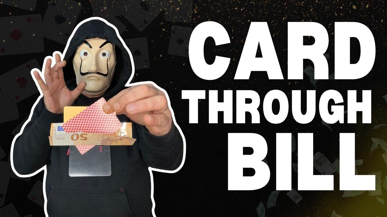 CARD THROUGH BILL TRICK EXPLAINED #tricks #foryou #magic #youtubeshorts #tutorial #shorts