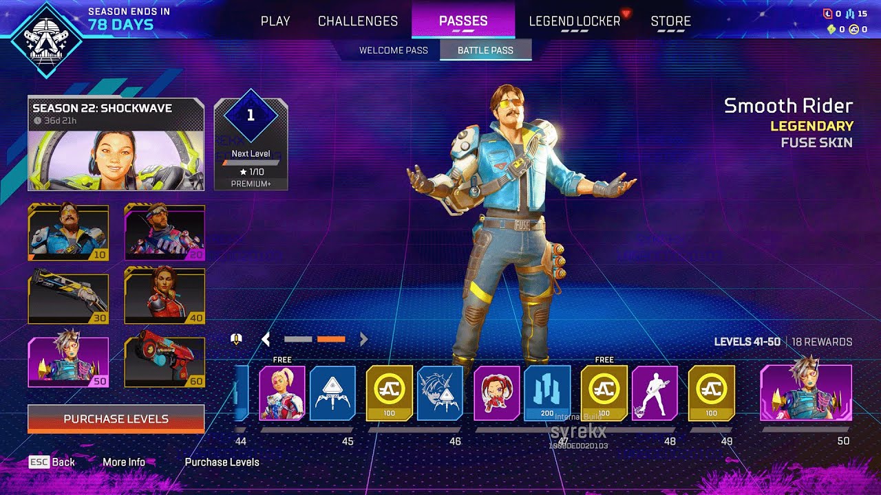 Apex Legends - Season 22 Battle Pass (Full Showcase) | Shockwave (Split 1)