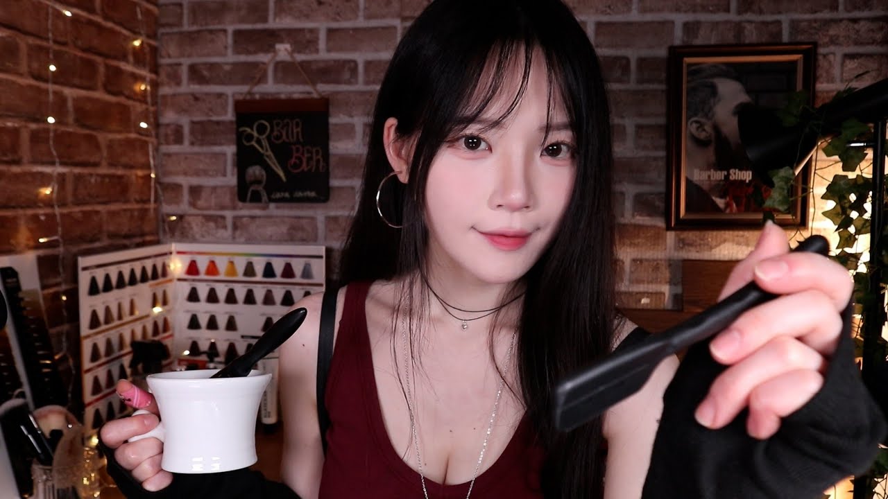 ASMR(Sub✔)Расслабьтесь и поспите в парикмахерской
