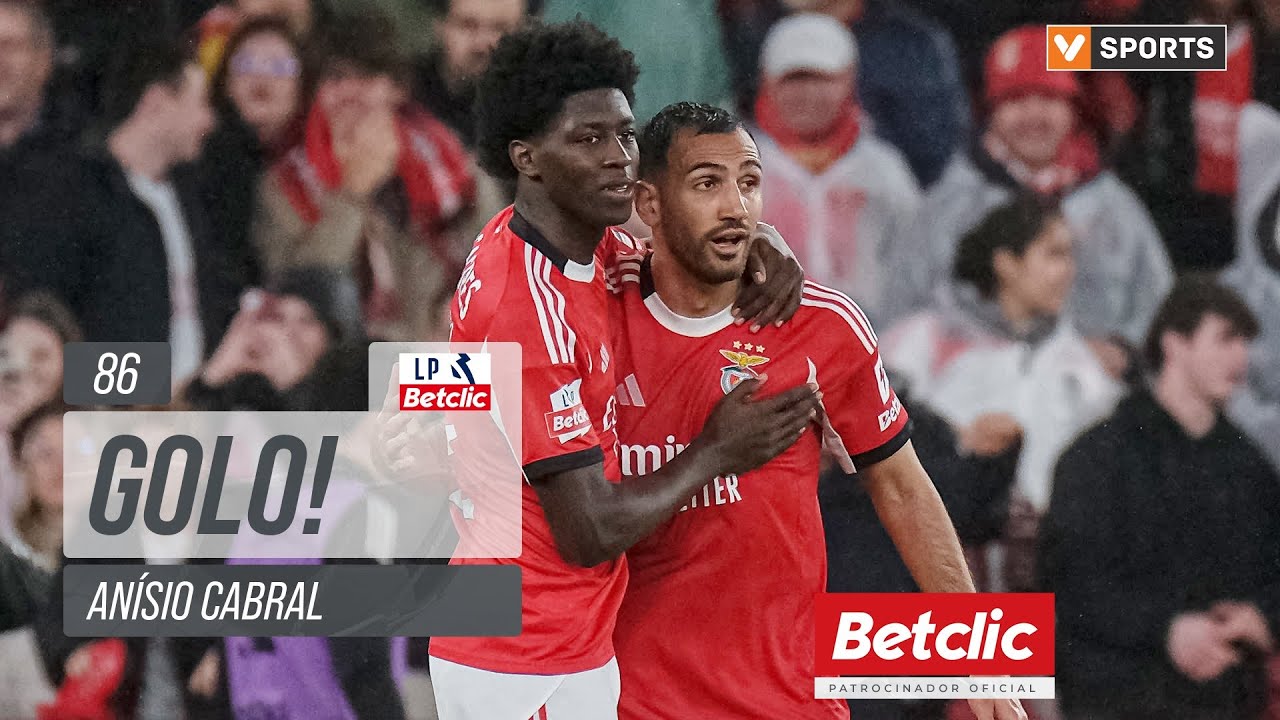 Golo An&iacute;sio Cabral: Benfica (2)-1 Alverca (Liga 25/26 #21)