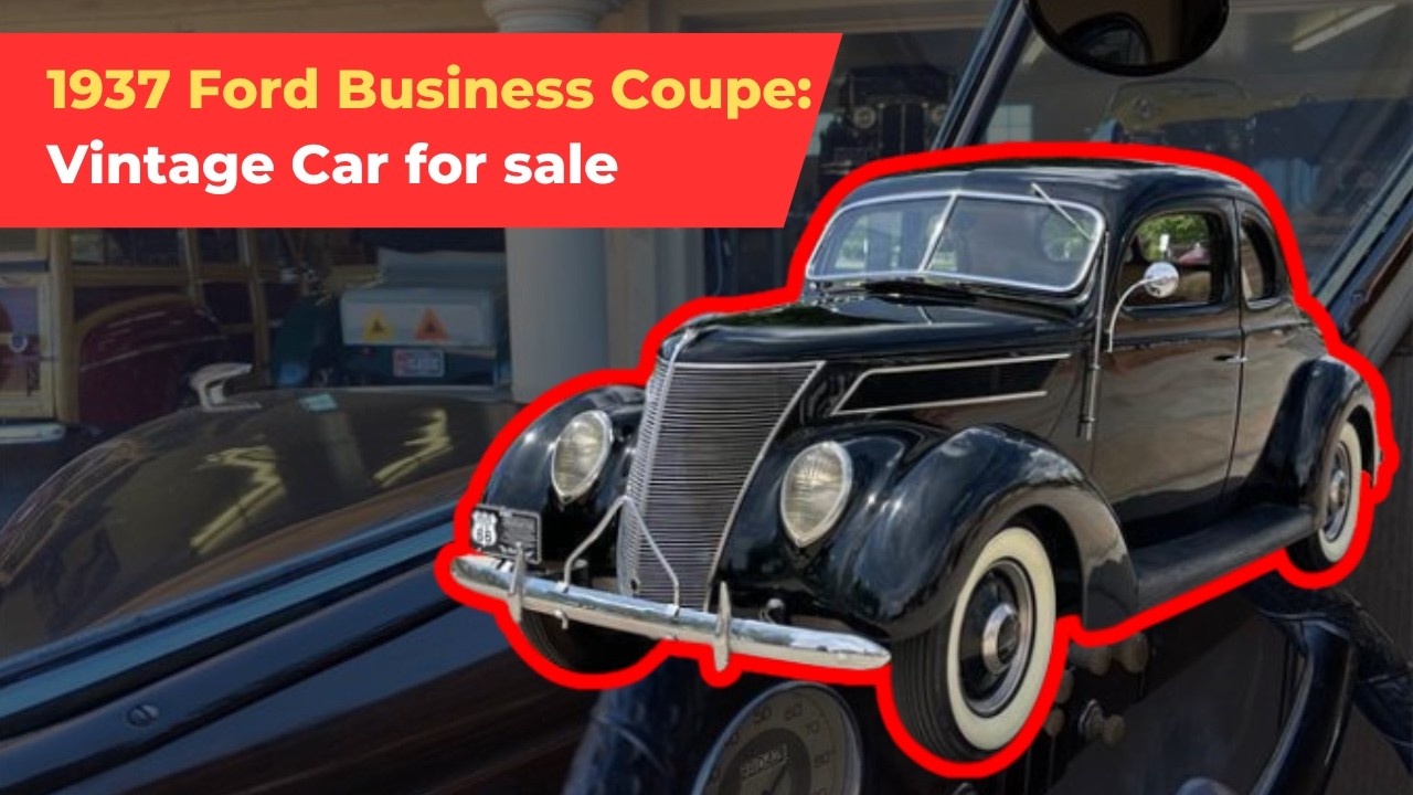 1937 Ford Business Coupe: Vintage Car for sale