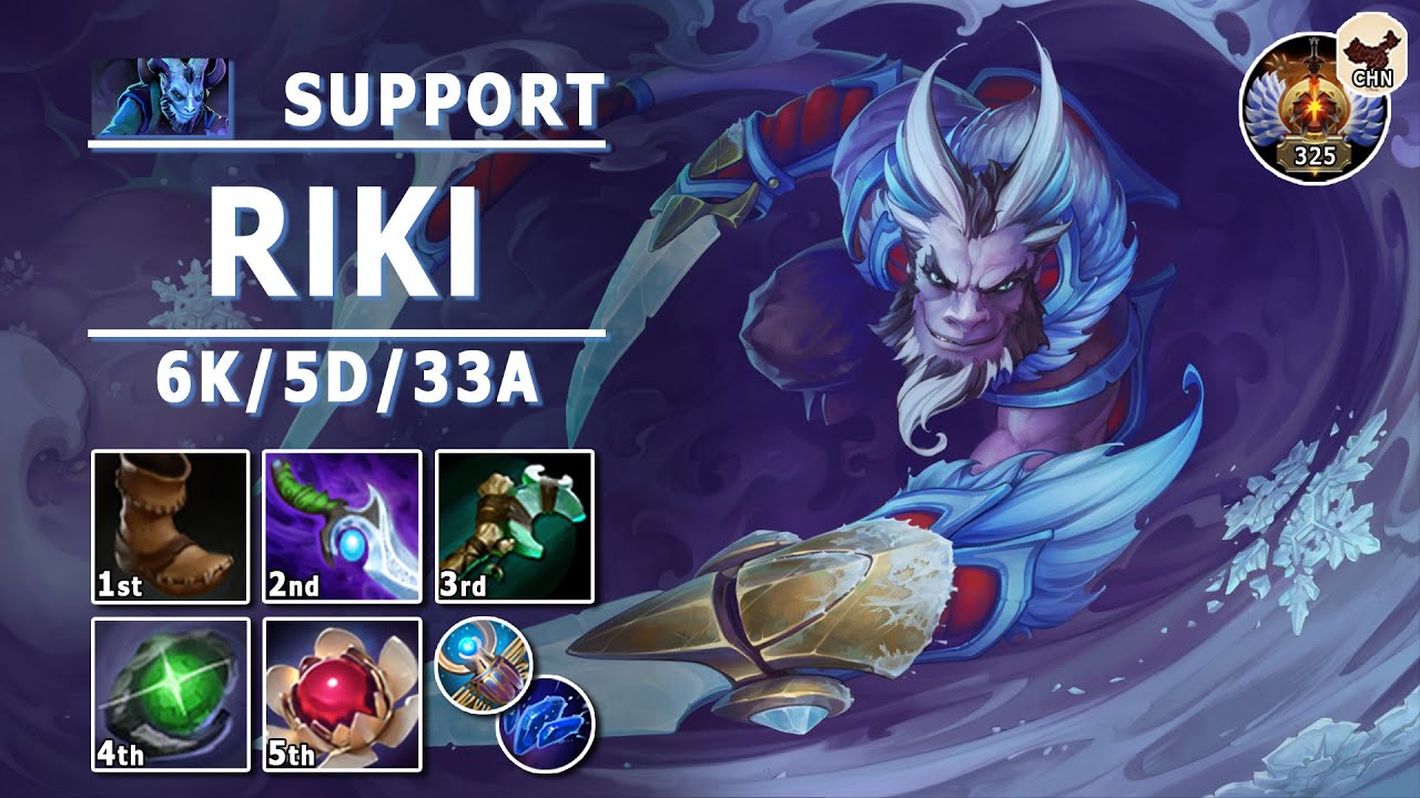 Riki Soft Support | 7.31c | Pos 4 Riki Guide | Dota 2 Immortal Gameplay