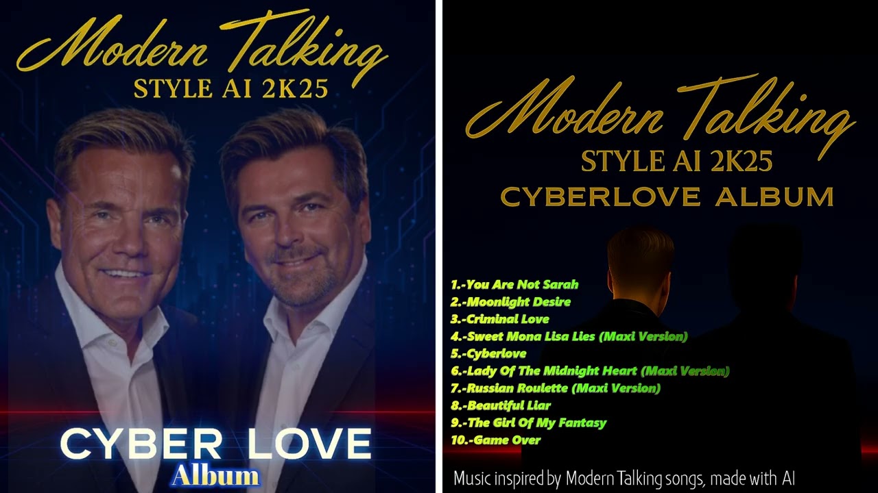 Modern Talking Style AI 2k25 Cyber Love Album