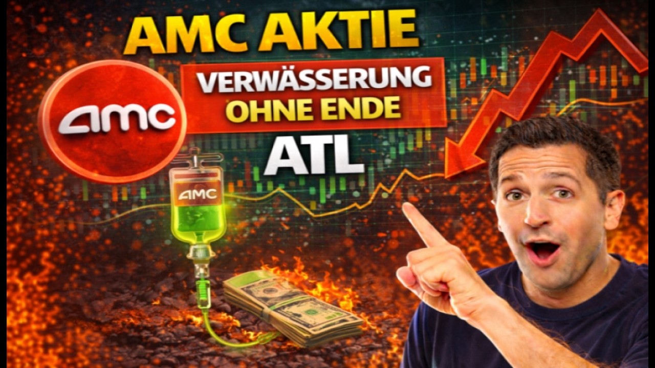 AMC AKTIE 💥  VERWÄSSERUNG OHNE ENDE ✅ – NEUES ALLZEITTIEF ATL ✅ AMC CHARTANALYSE UPDATE ✅