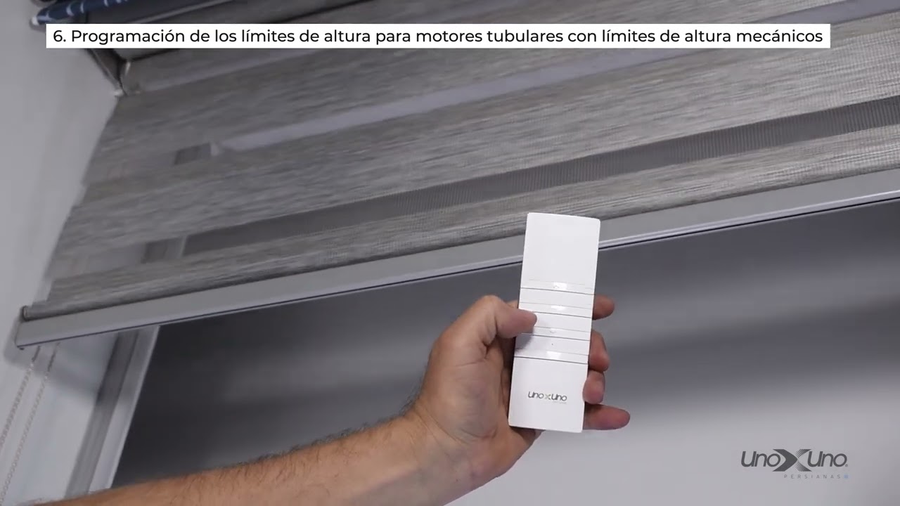 6  PROGRAMACIÓN DE LOS LÍMITES DE ALTURA PARA MOTORES TUBULARES CON LÍMITES DE ALTURA MECÁNICOS