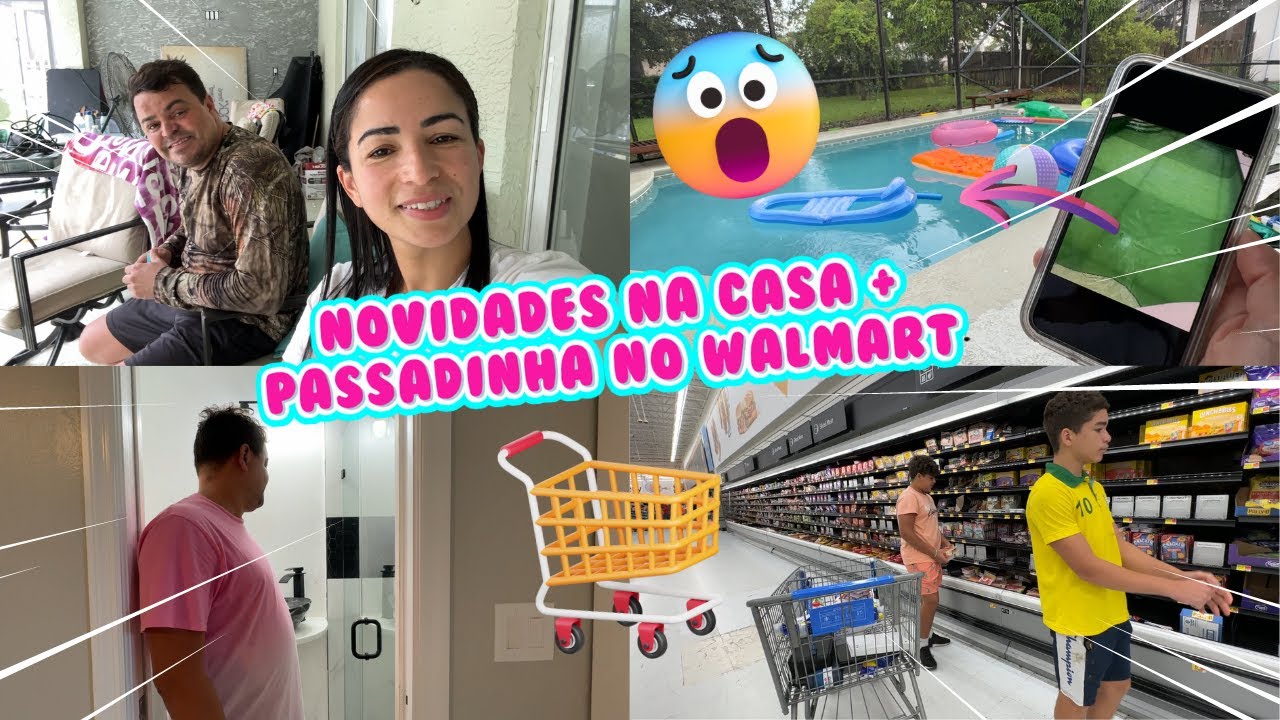 NOVIDADES NA CASA NOVA + DEI UMA PASSADINHA NO WALMART!
