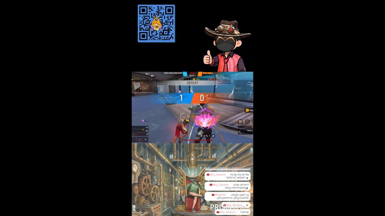 Bakar-bakar K/D 😁😁 #freefire