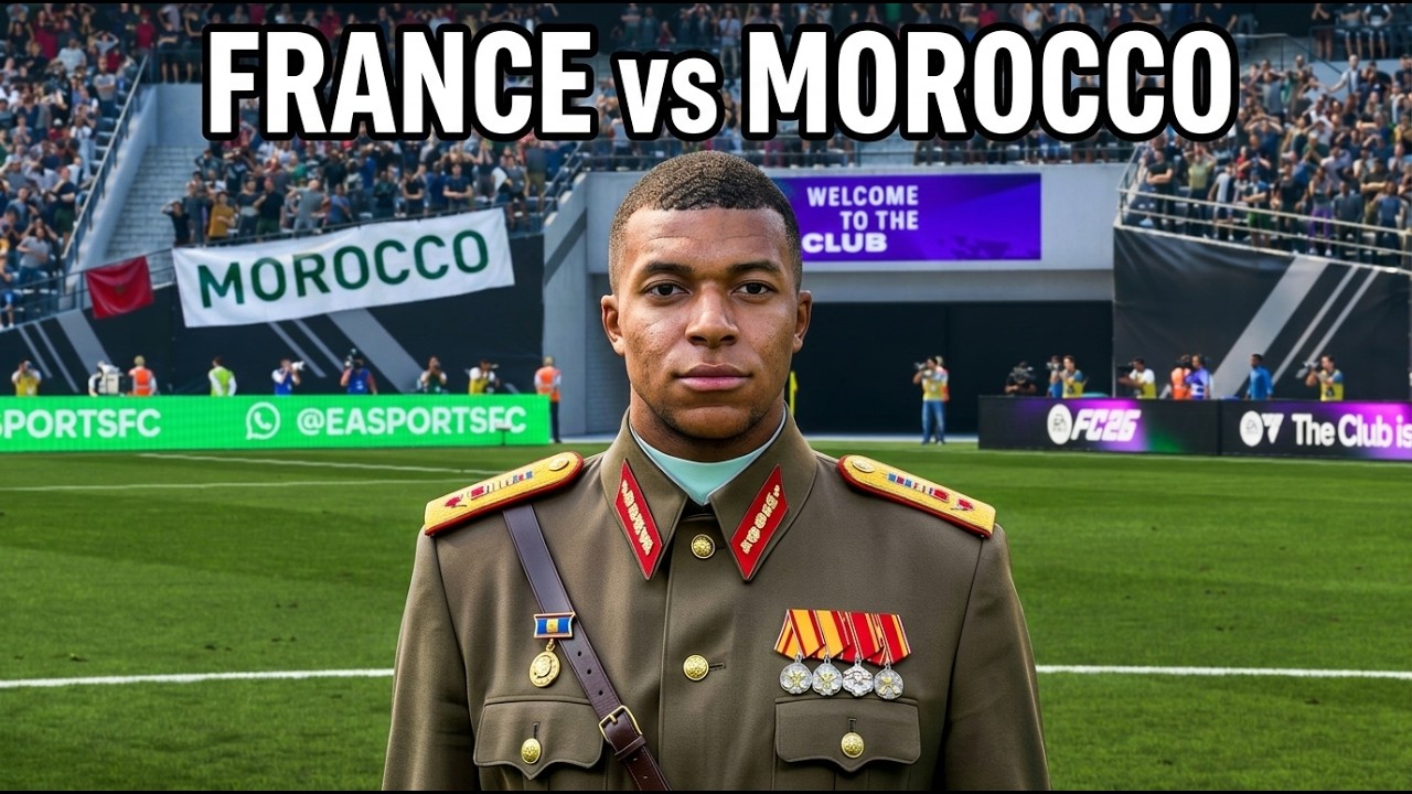 France vs Morocco - FC 26 World Cup Gameplay