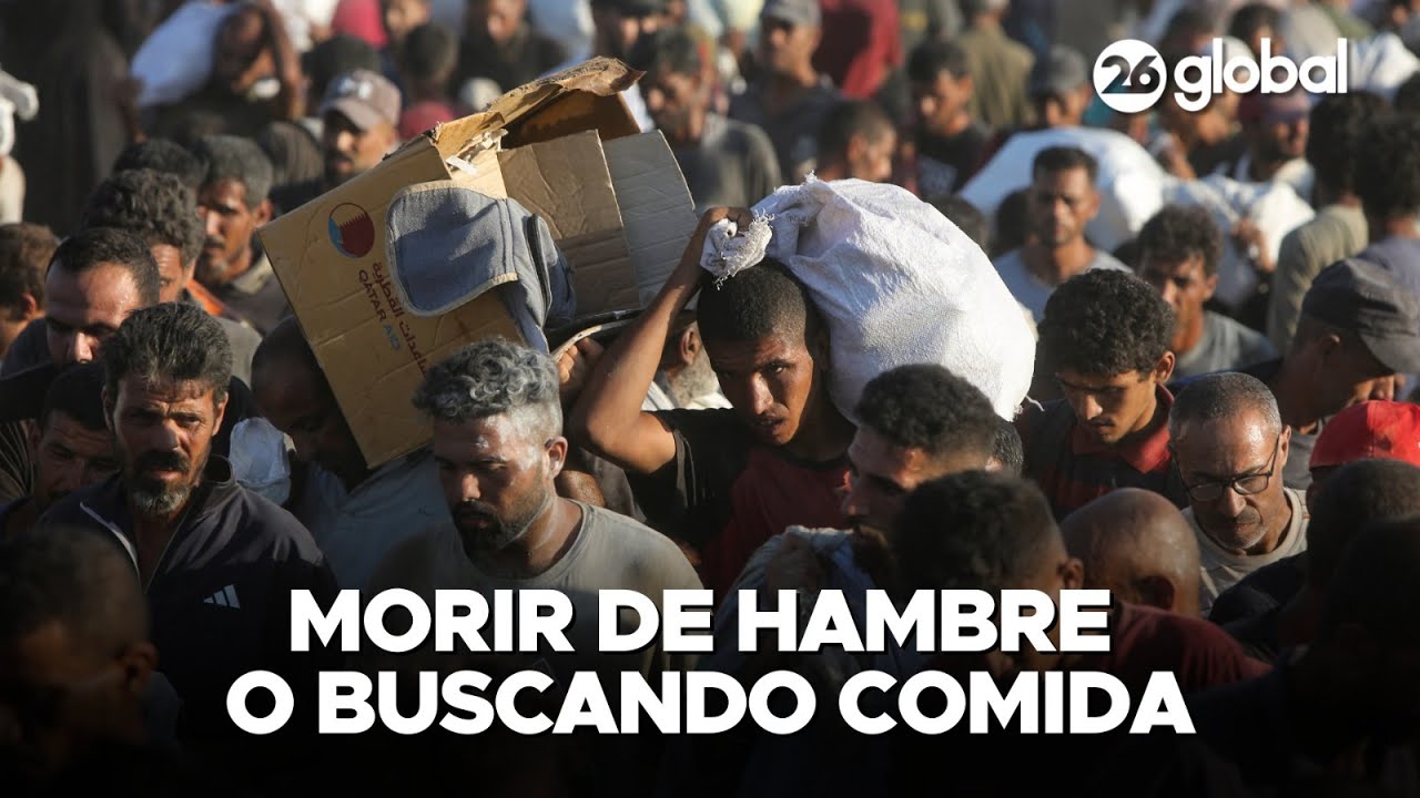 ⚠️ MORIR DE HAMBRE O POR COMIDA | Civiles en Gaza arriesgan su vida por alimentos | #26Global