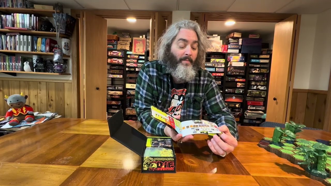 The Dungenerator DIE in a Dungeon Unboxed in The Man Cave