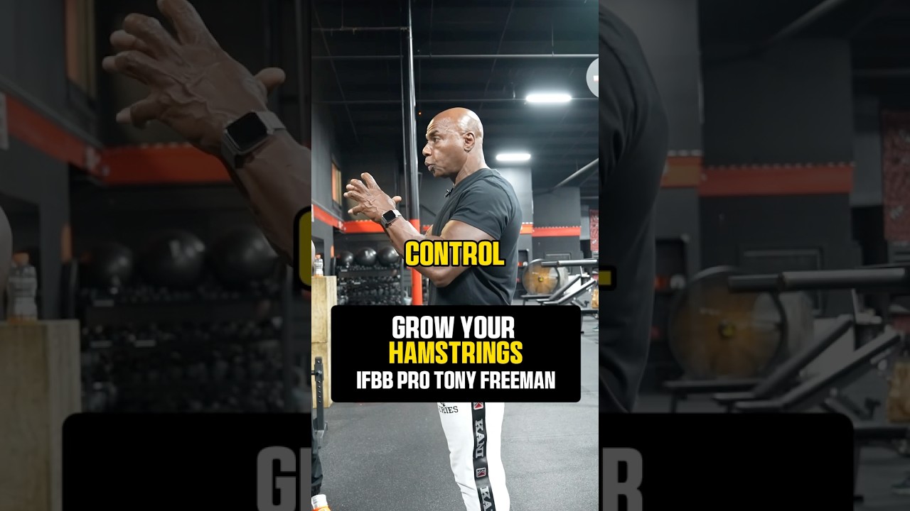 Hamstring Workout Tips 🔥💯 by IFBB PRO Tony Freeman #bodybuilding #shorts