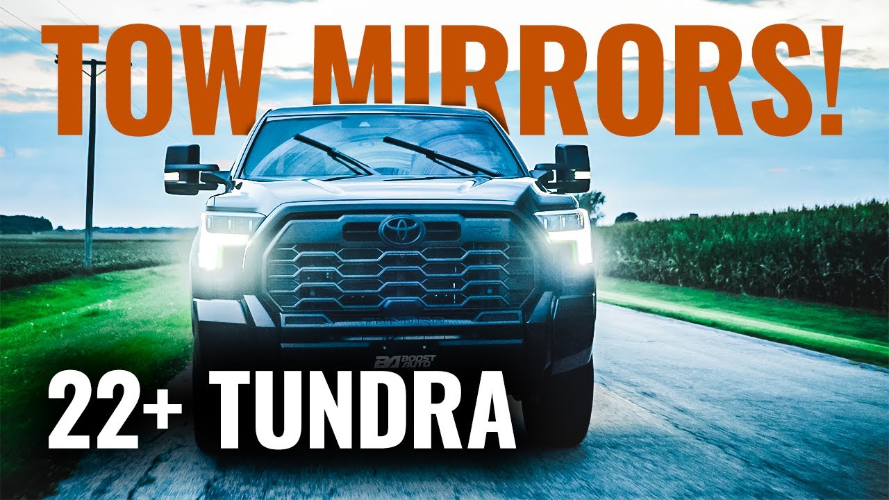Boost Auto Tow Mirrors Installation Guide | 2022-2025 Toyota Tundra - Manual & Power Folding