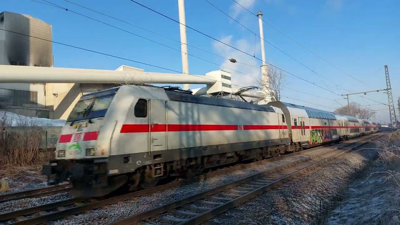 Züge schnell und nah! ICE und IC's- Trains fast and strong!