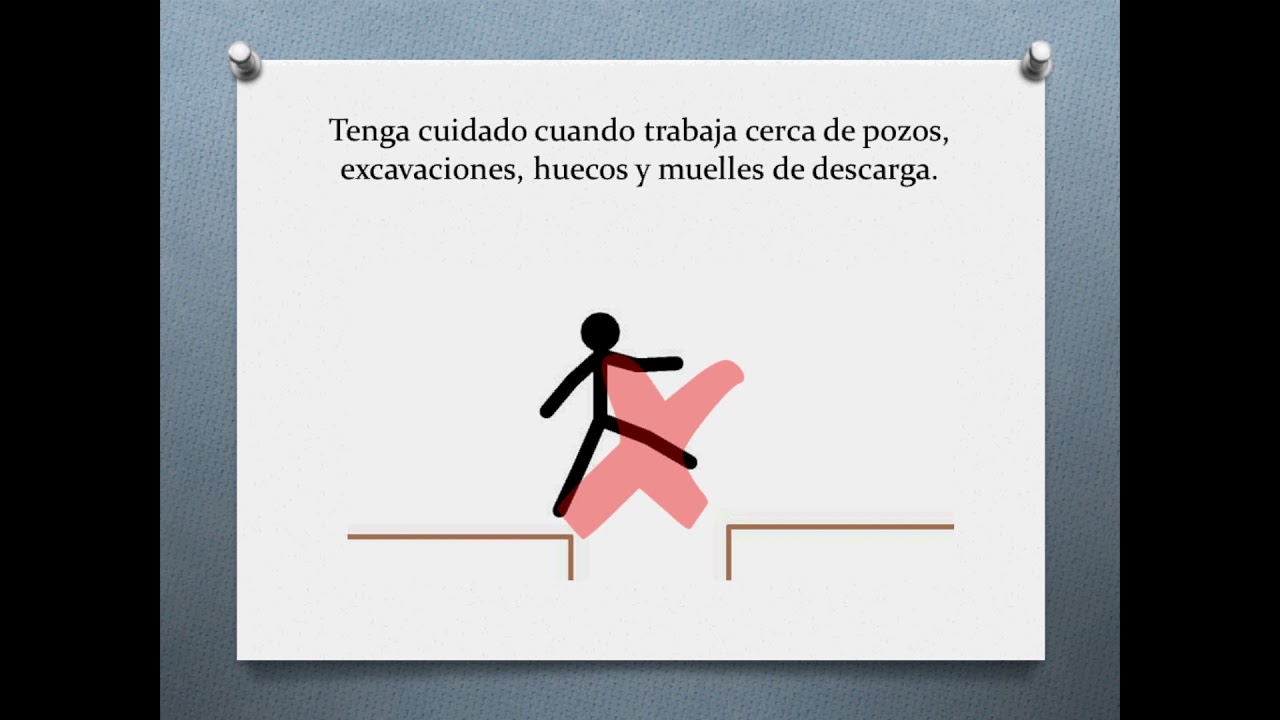 Prevención de caídas a nivel. (Charlas de cinco minutos)