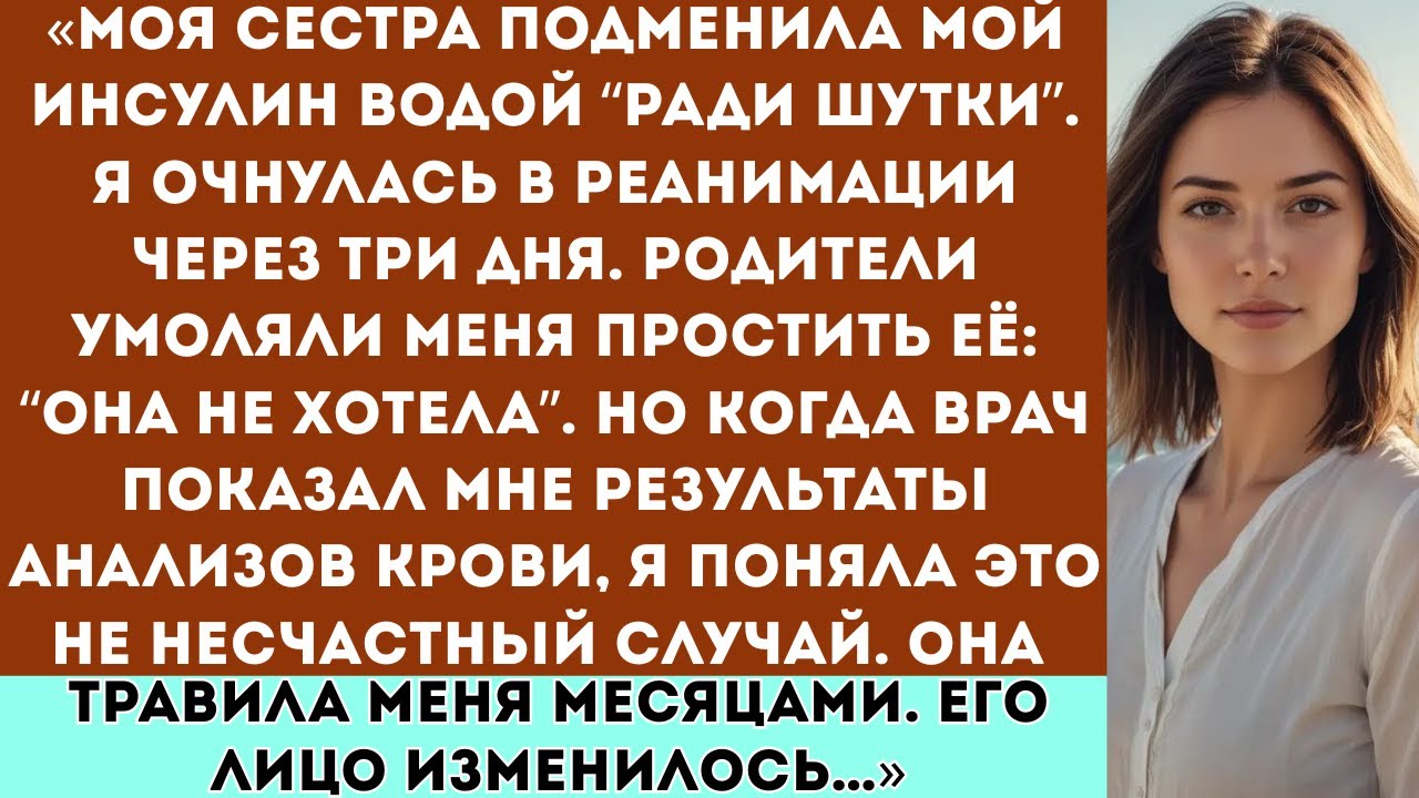 Шутка” моей сестры с моими лекарствами едва не убила меня. Родители твердили, что я должна простить.