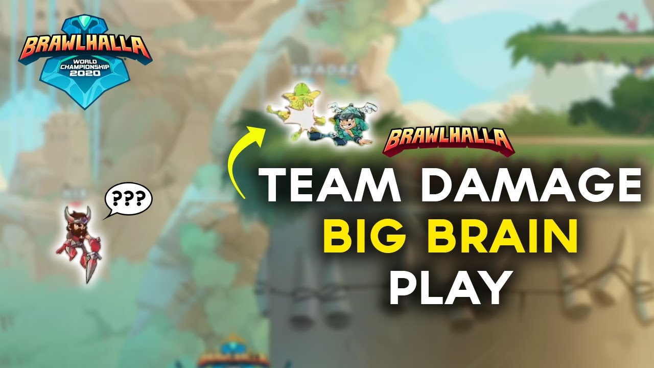 200 IQ TEAM DAMAGE STRATEGY! - Brawlhalla BCX 2v2 Highlights!