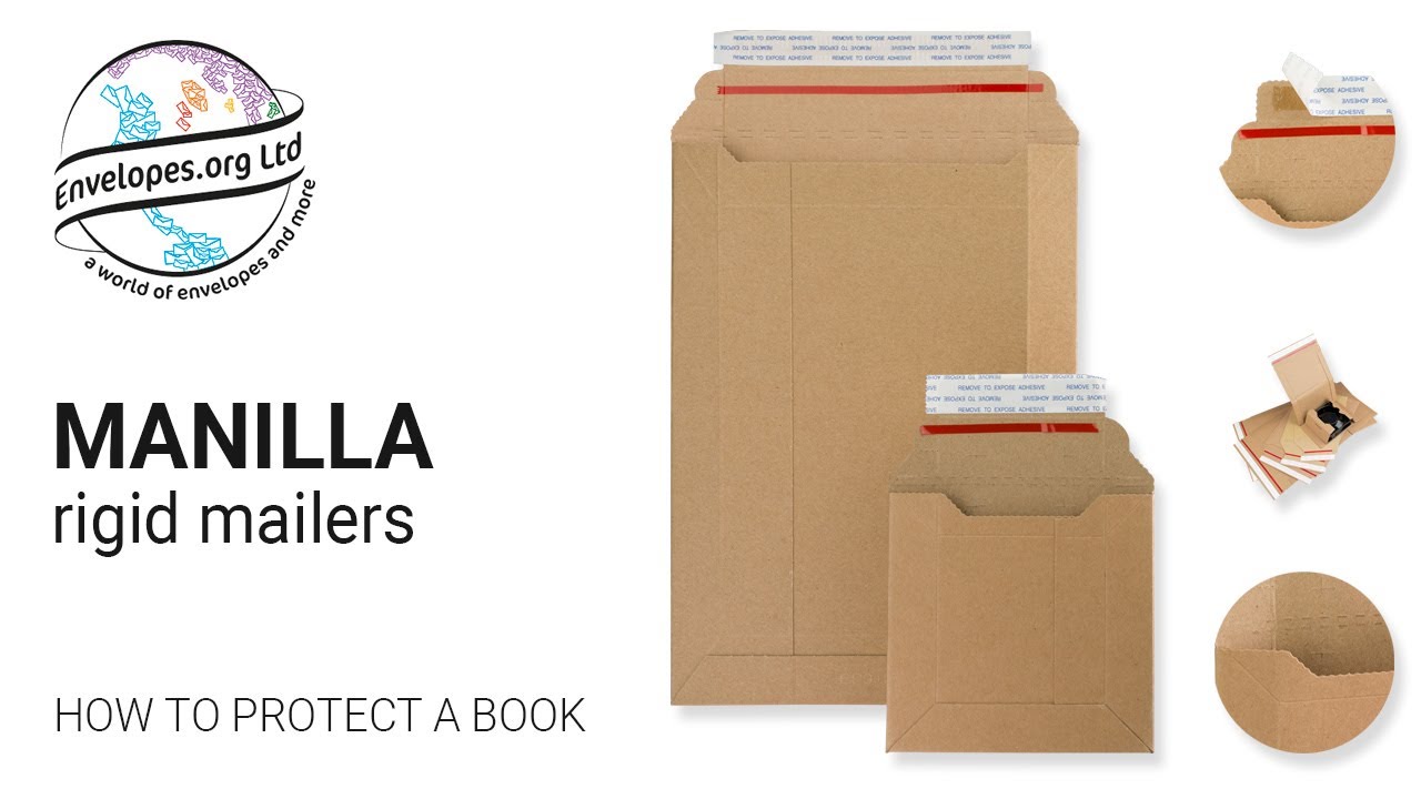 How to protect a book with Manilla rigid mailers