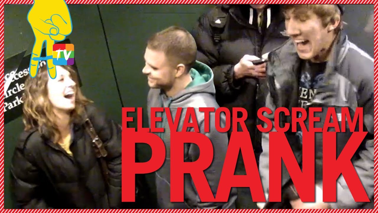Elevator Prank - Screaming Compliments Part 1 with PranksistProductions