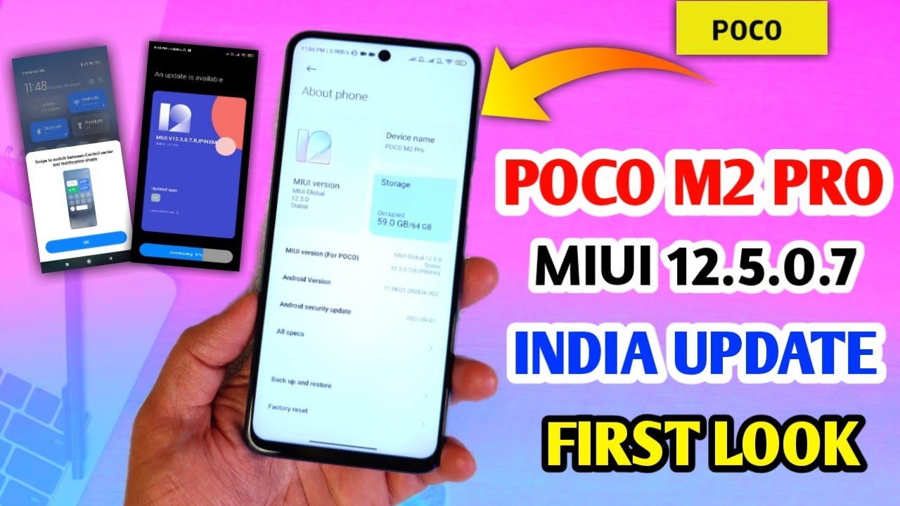 POCO M2 PRO MIUI 12.5.0.7 INDIA UPDATE FIRST LOOK | POCO M2 PRO MIUI 12.5 NEW UPDATE | POCO M2 PRO