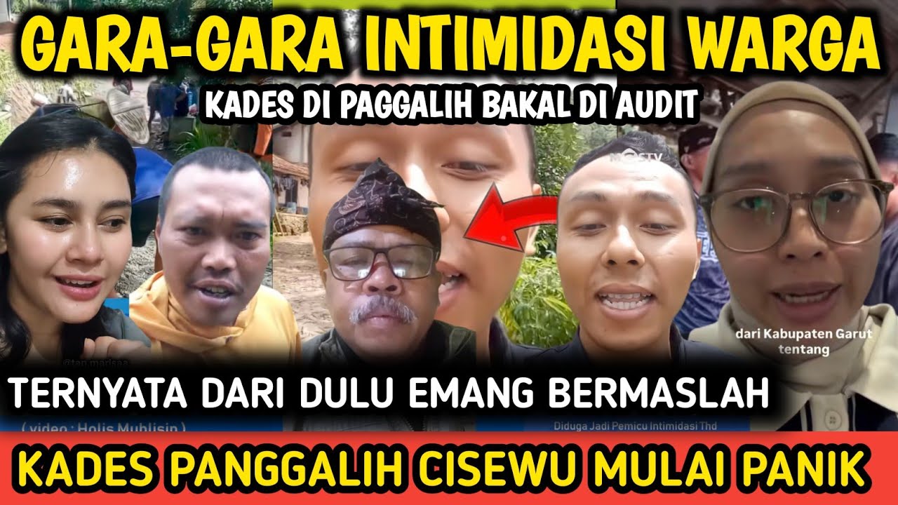 KADES PANGGALIH CI SEWU PANIK‼️ WAKIL BUPATI GARUT SURUH AUDIT DANA DESA - ANAKNYA DI PROSES