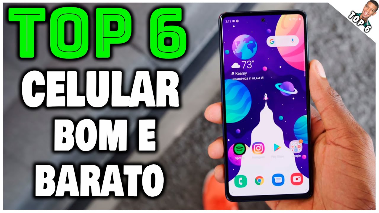 MELHOR CELULAR BOM E BARATO CUSTO BENEF&Iacute;CIO! TOP 6 SETEMBRO 2021