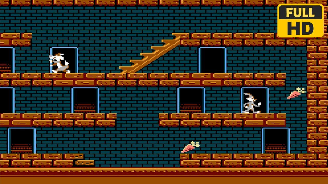 Bugs Bunny Fun House (1989) PC Gameplay | NES Games | Atari Games