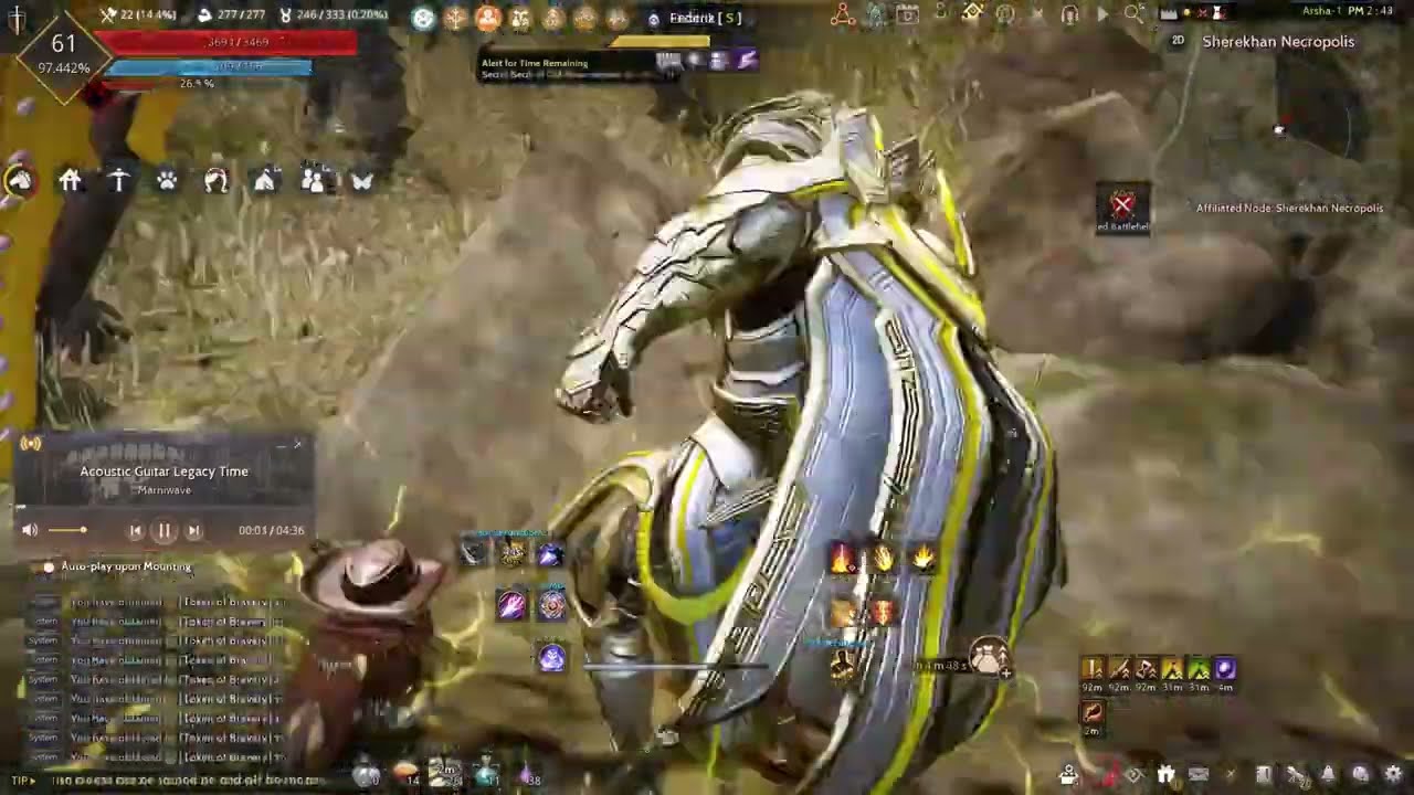 Sherekhan Necropolis Grind for HP Potion Piece- Sage Awakening- Black Desert Online