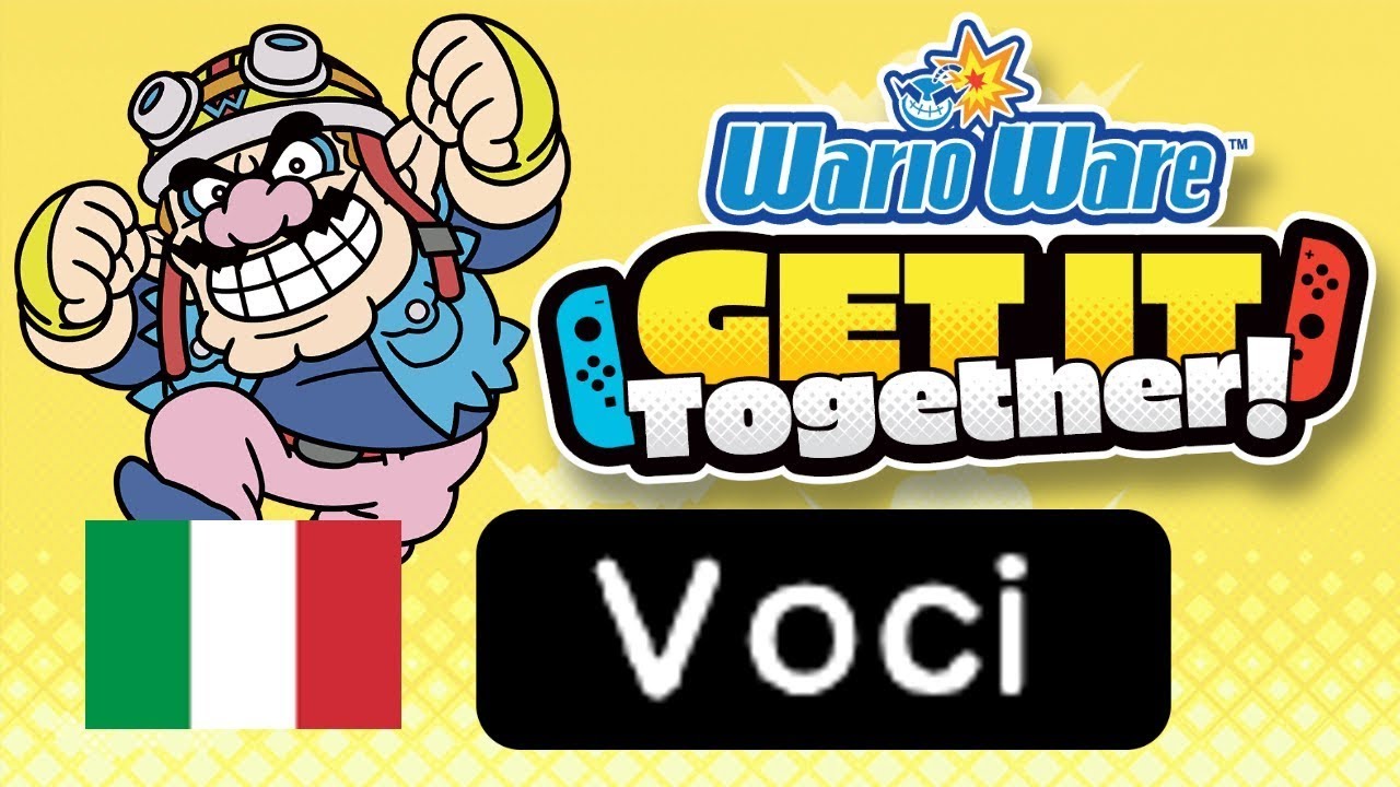 WarioWare Get It Together! Voci di tutti i personaggi - All characters voices (Italiano)