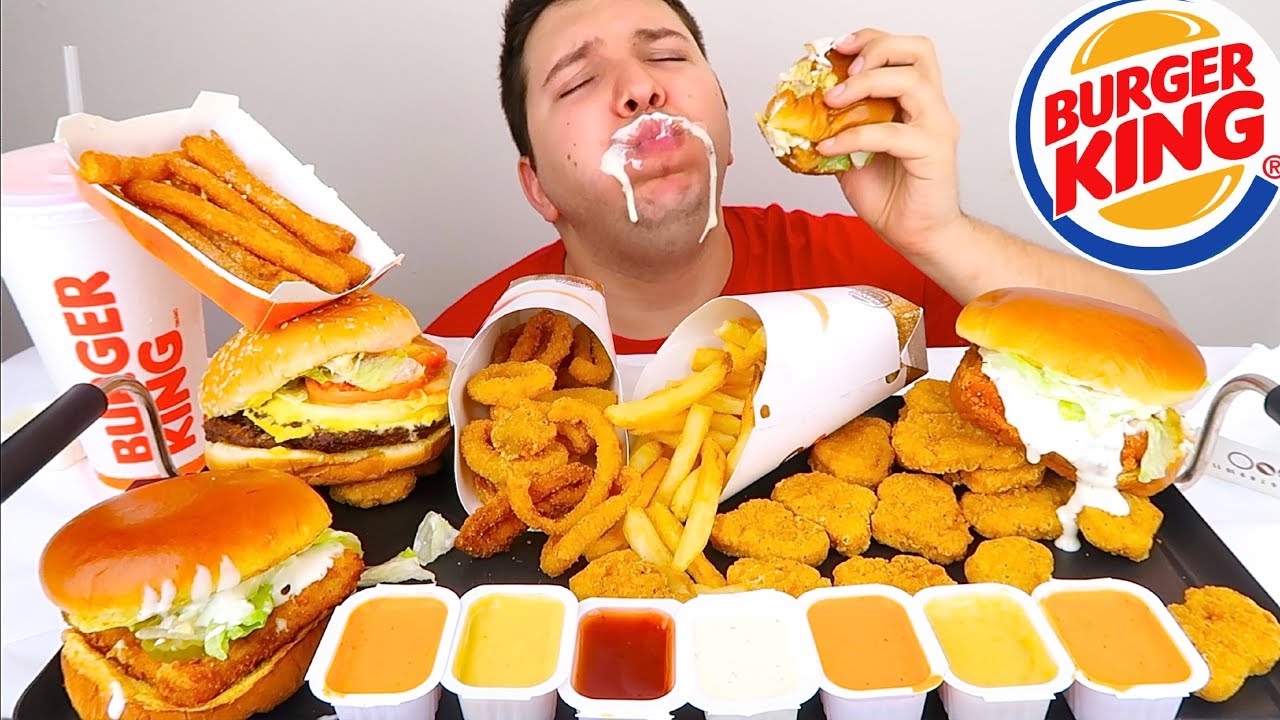 Масштабный пир Burger King • MUKBANG