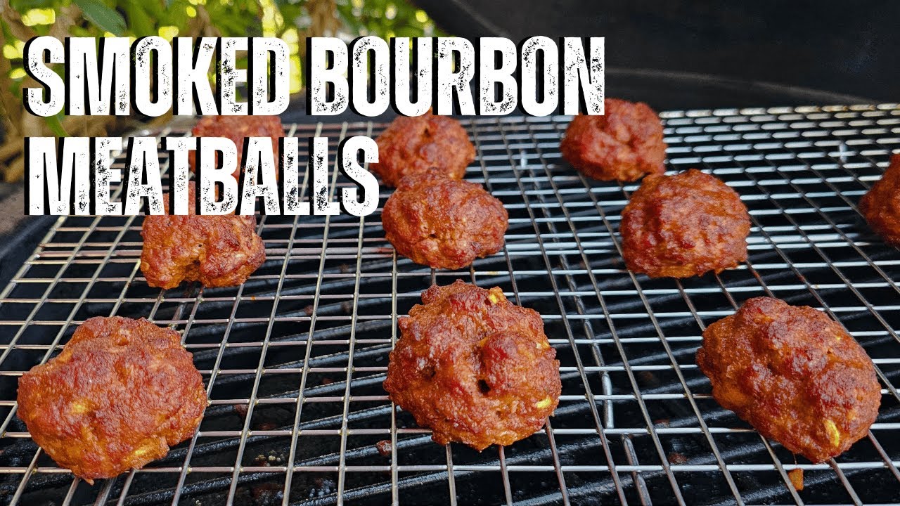 Smoked Bourbon Meatballs | Keto Friendly BBQ Recipe
