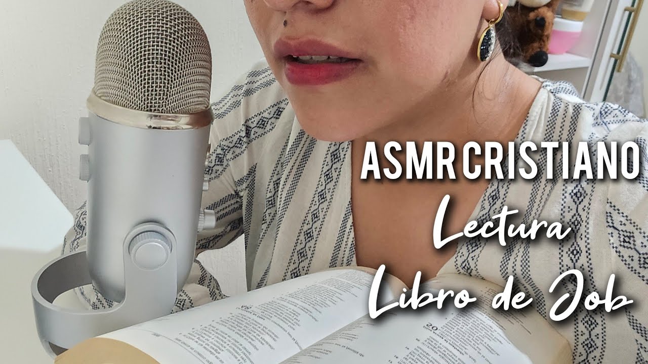 ASMR Leyendo el libro de JOB - Dios le responde a Job ~ Susurros ~ ASMR Cristiano con Eu