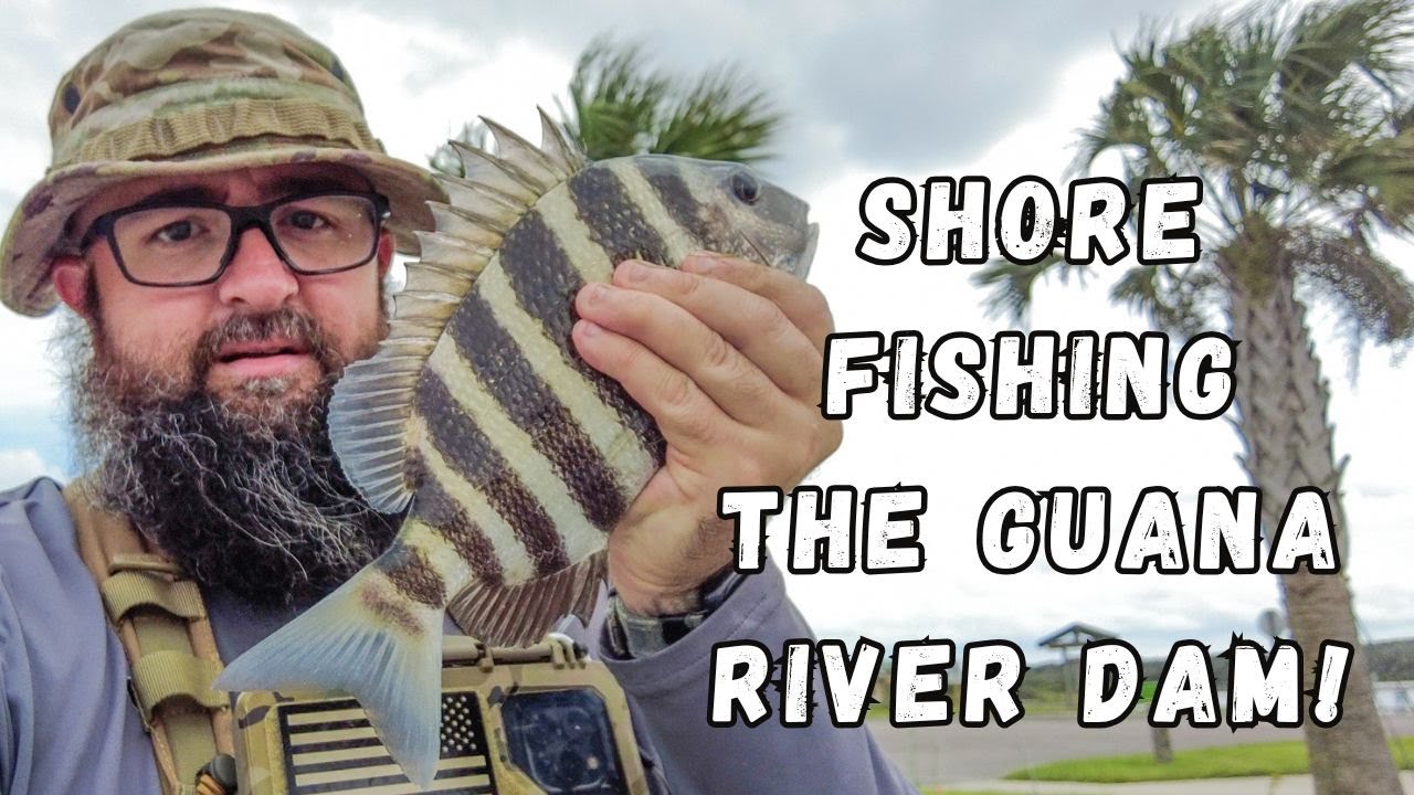 Shore fishing the Guana River Dam!