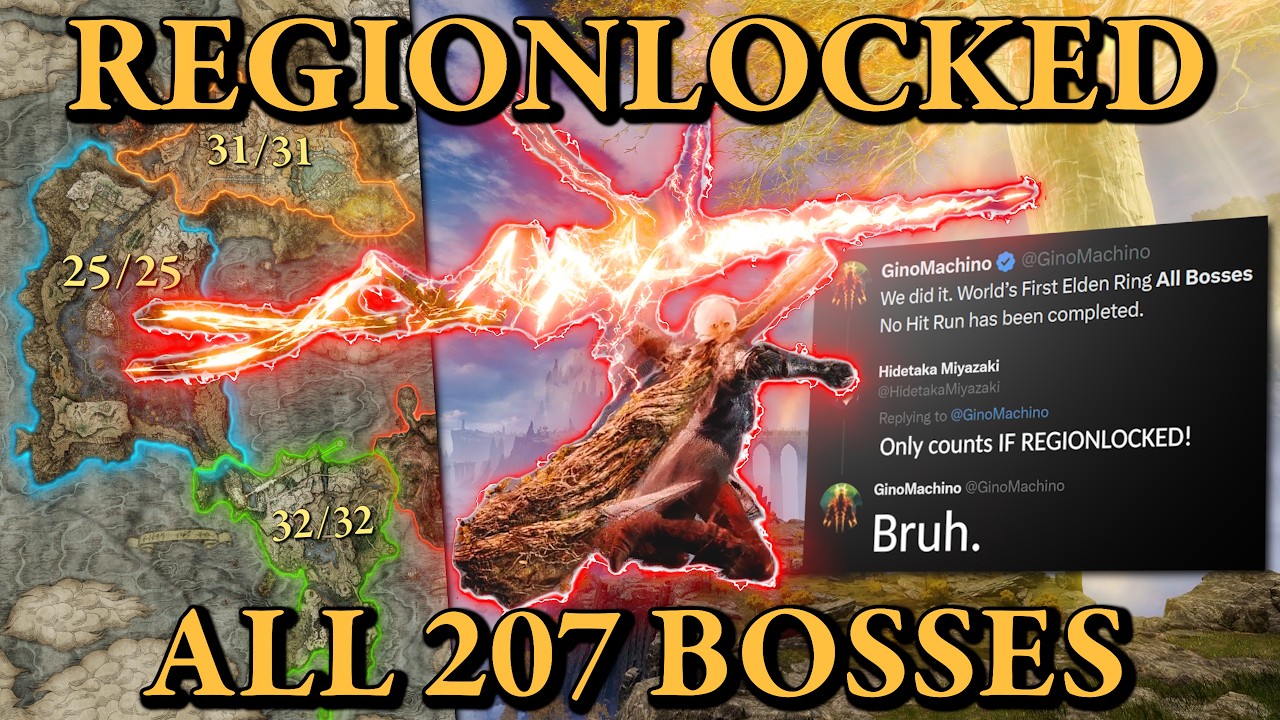 I No Hit ALL 207 Bosses (+DLC) While REGIONLOCKED (World's First)