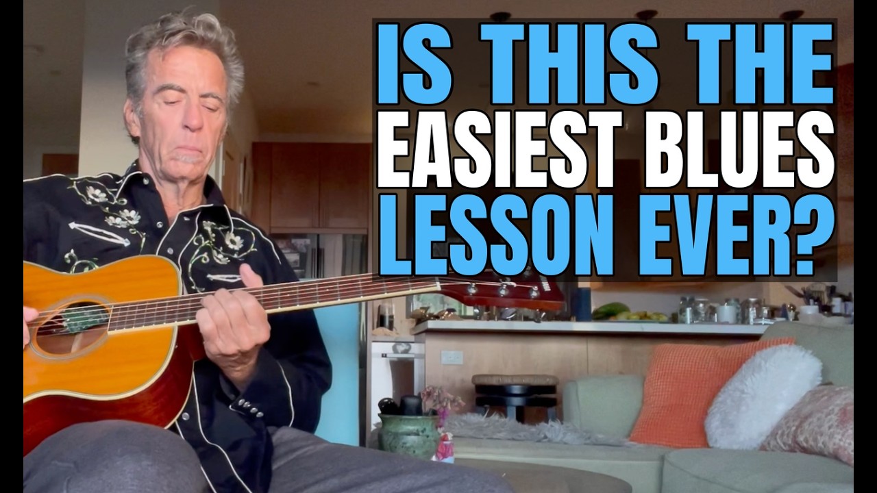 The Easiest Blues Guitar Lesson You'll See On YouTube